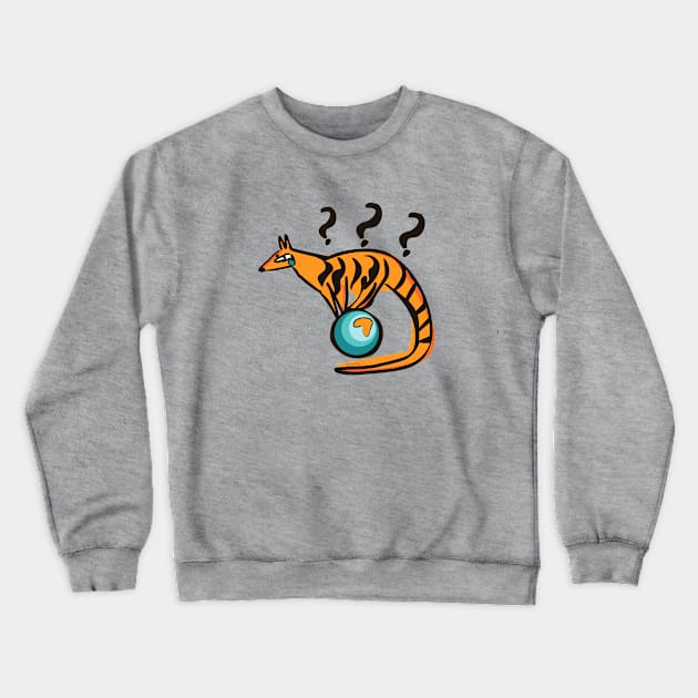 Toasted Thylacine Crewneck Sweatshirt by belettelepink